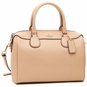 Coach leather mini bennett satchel